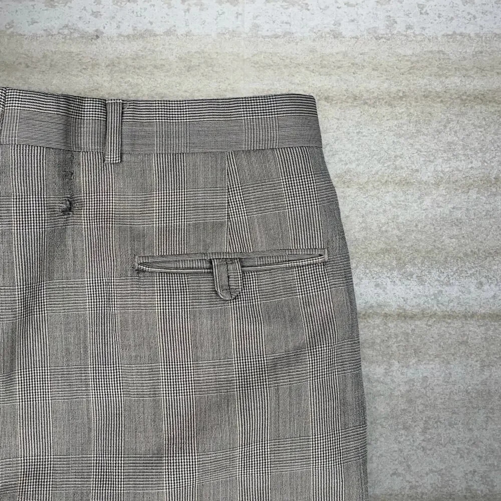 Vintage 90s Tommy Hilfiger Dress Pants 36x31 Relaxed Fit Tan Pleated Front